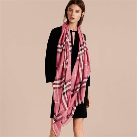 burberry schal pink|authentic burberry scarves.